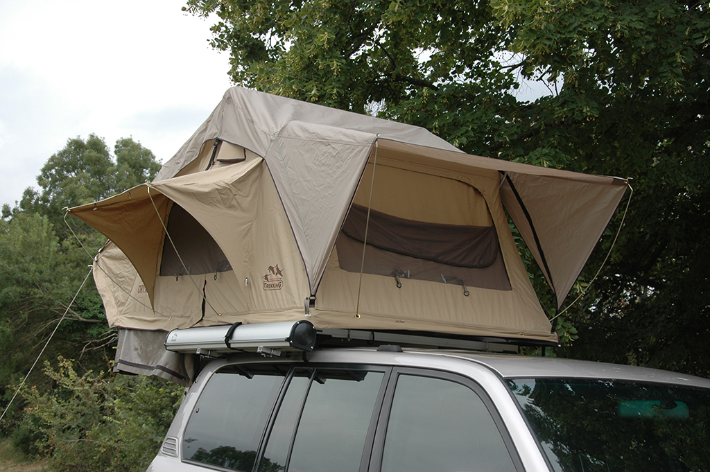 Tente de toit ORYX 220 (echelle alu télescopique et auvent inclus)